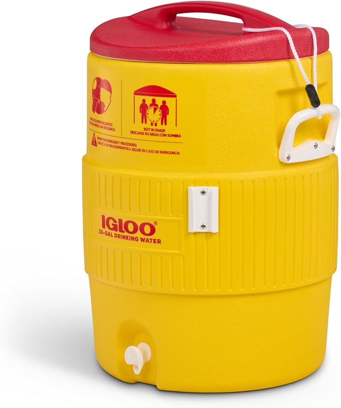 Igloo Sports Cooler | Insulated Beverage Dispenser with Spout |Portable Handwashing Station