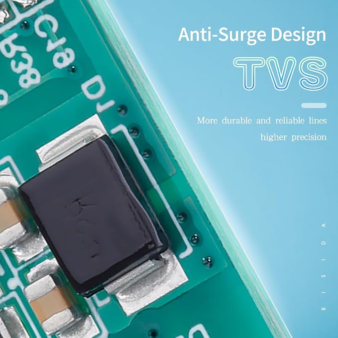 13S BMS 48V 30A Li-ion PCB Protection Board with Balance Wire and NTC,Ten Functional protections, Common Port, for Solar Energy Storage, Balance Car Lithium-ion Battery Pack (13S 48V 30A)