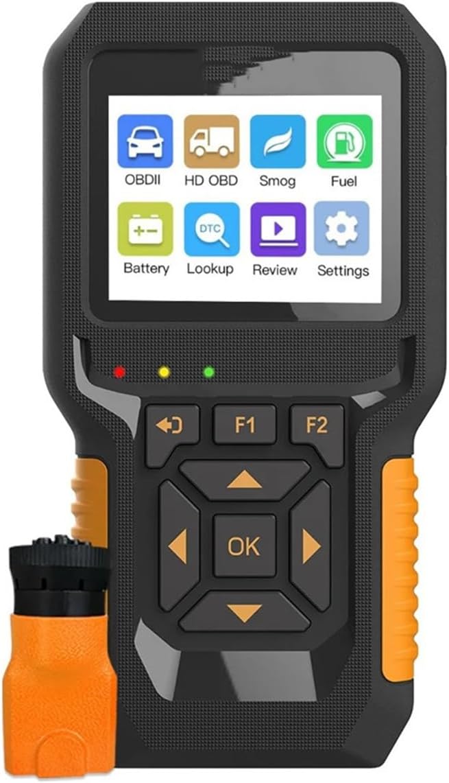 NC601 12V 24V Gasoline And Diesel OBD2 Code Scanner Engine Service Tool Read Data And Remove Truck Fault Decoder Diagnostics