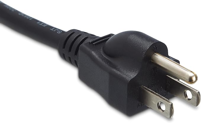 Amazon Basics Replacement Power Cord for Computer, Monitor, TV, 6 ft, 32 count, UL Listed, Black