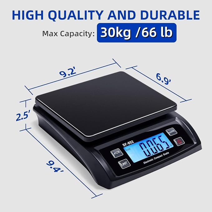 Phomemo 241BT 4X6 Wireless Shipping Label Printer & Digital Shipping Postage Scale 66lb with 59In Tape Measure,Pink Labels Printers for Shipping Package