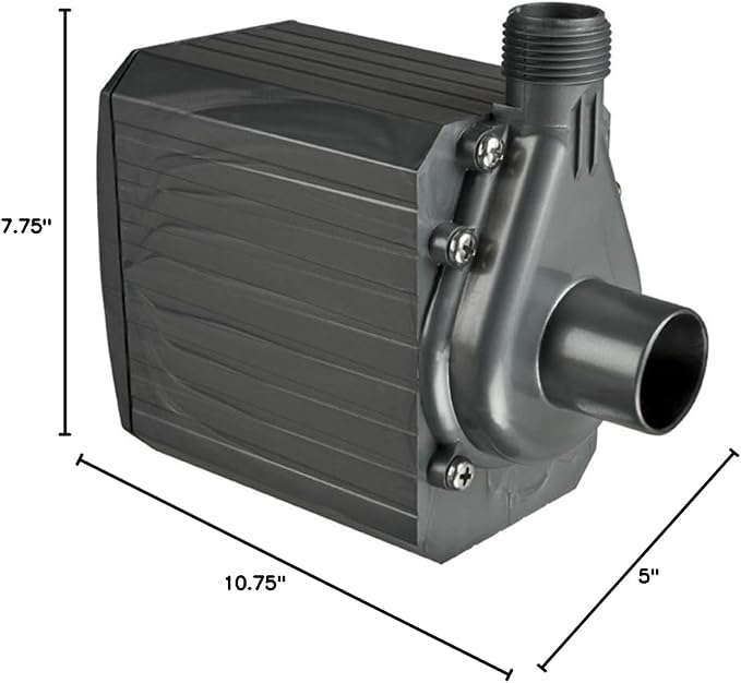 Pondmaster 02722 1200 GPH Magnetic-Drive Utility Pump