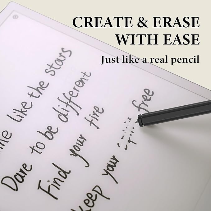 Magnetic EMR Stylus Compatible with Remarkable 2 Pen with Eraser Digital Pen for Remarkable 2/1/ Kindle Scribe, 4096 Pressure Levels, Tilt Support, Palm Rejection ＆ 5 Tips, Black