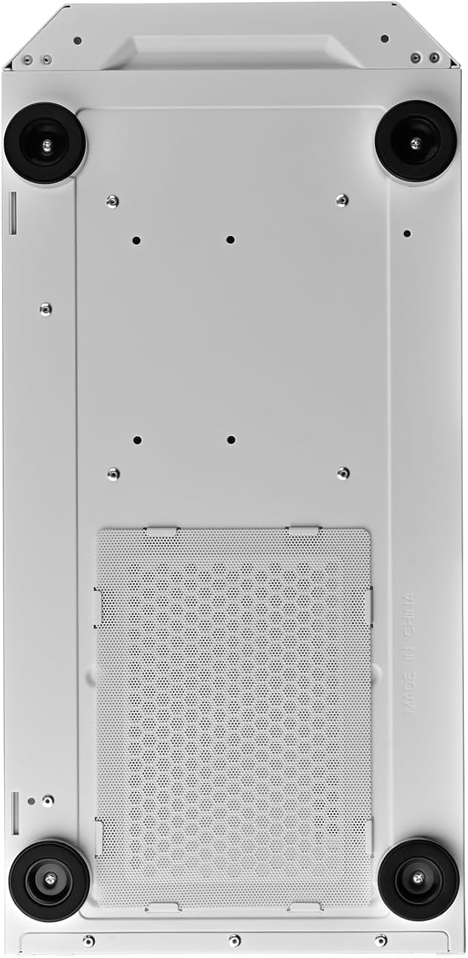 Silverstone Technology FARA 514X White All-Metal ATX Tower Chassis with Dual Radiator Support, ARGB Fans, and GPU Brace, SST-FA514X-WG