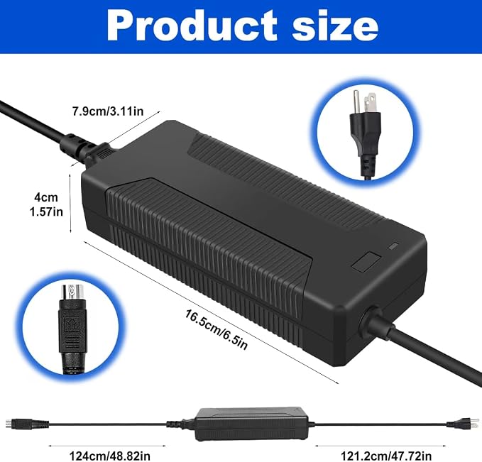 4 pin 48v Power supply/4-pin 48v 37500ma Power Supply adapterompatible with The FJ-SW2028A48003850, FJSW2028A48003850, and FJ-SW2028A48003750 Models from Fujia
