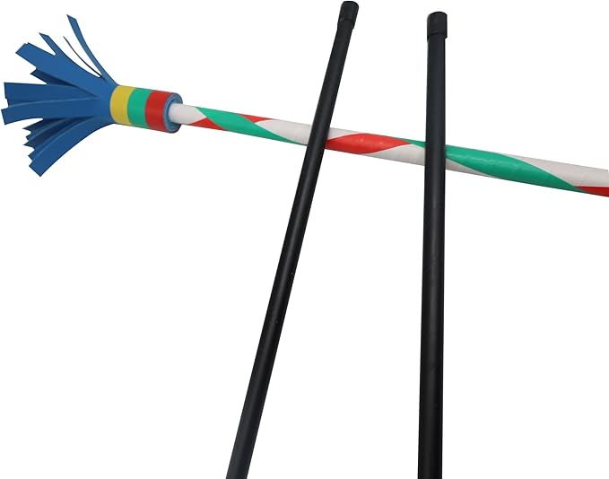 Professional Juggling Flower Sticks-Devil Sticks with 2 Hand Sticks, Beginner Friendly - 22 Inch