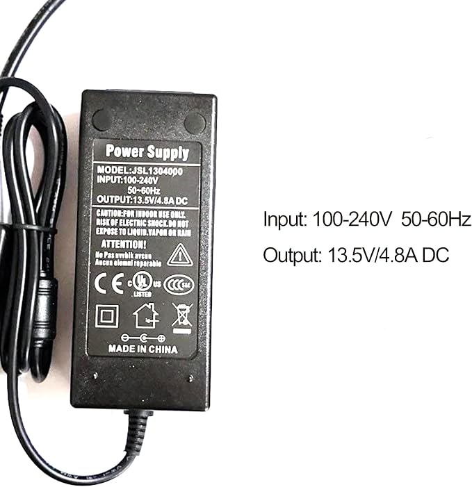 Generic Power Charger and Power Adapter Replacement for SM&MM Fiber Splicer, Recharger and Power Adaptor for Fusion Splicer AI-7C AI-8C AI-9 with Power Cord, US-Plug