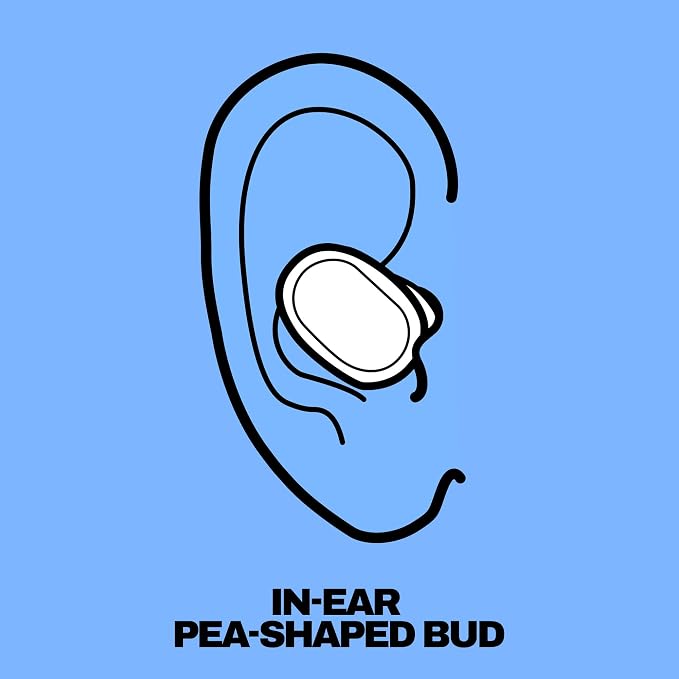 Skullcandy Smokin’ Buds 360 Wireless Earbuds, Bluetooth Headphones, Noise Isolating Fit, Up to 20 Hours Battery, IPX4 Sweat and Water Resistant, Microphone for iPhone Android - True Black