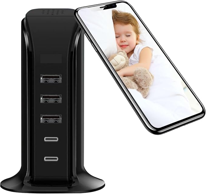 1080P WiFi Security Portable Cameras，USB Charger Camera for Home Surveillance Security Night Vision for Home, Baby, Pet
