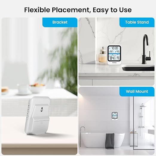 High Precision Wireless Pool Thermometer, Floating Design, Easy to Read, IP68 Waterproof, Suitable for Swimming Pool, Hot Tub, Pond, Fish Tank, Patio and Aquarium