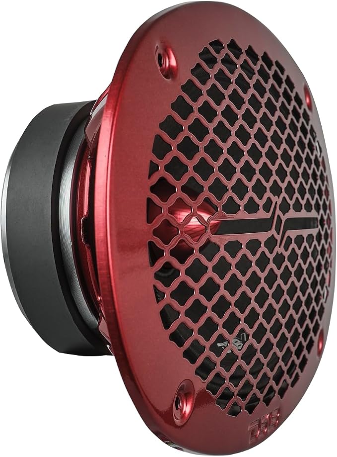 DS18 PRO-X698 BM Loudspeaker - 6x9", Midrange, Red Aluminum Bullet, 400W Max, 200W RMS, 8 Ohms - Premium Quality Audio Door Speakers for Car,Truck and Motorcycle Stereo Sound System (1 Speaker)