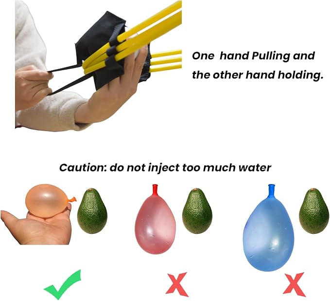 Water balloon launcher slingshot for adult 2026 upgrade (YELLOW)