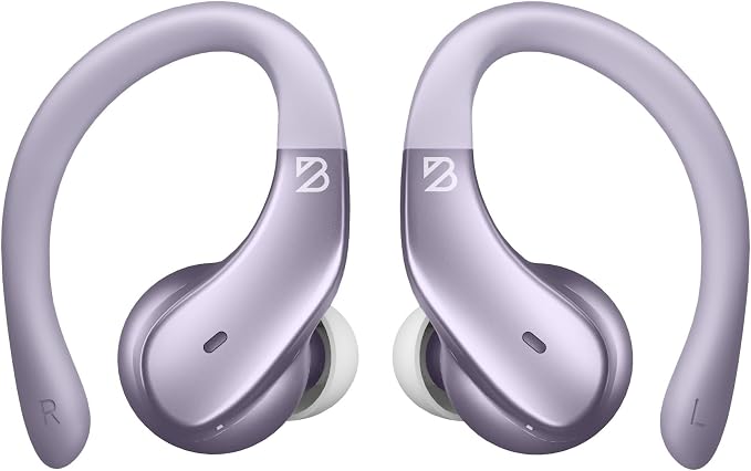 Back Bay Audio - Runner Wireless Earbuds for Running, Workout Wrap Around Earbuds Bluetooth Headphones for Sports, Around the Ear Wireless Bluetooth Running Headphones, Hook Over Earphones Earhooks