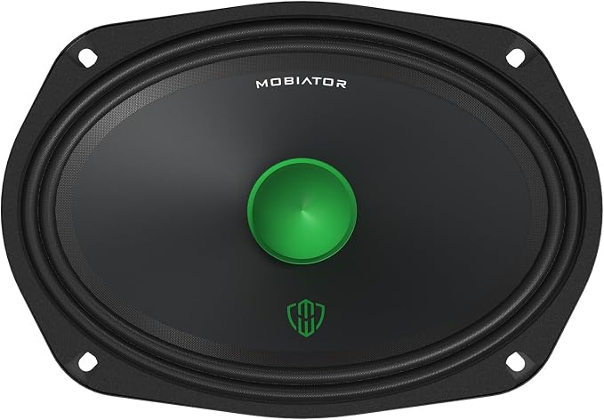 Audio Midrange Loudspeakers MB-M694 6×9 1000W Max, 4 Ohms High Efficiency Car Audio Door Speakers for Car or Truck Stereo Sound System-Black (2 Speakers) (MB-M694)
