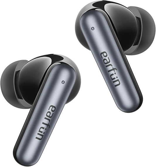 EarFun Air Pro 4i Noise Cancelling Wireless Earbuds, Hi-Res Sound with LDAC, 6 Mics AI ENC Clear Call, 40H Playtime, Multipoint Connection, Surround Sound, Bluetooth 5.4 Earbuds, Wireless Charging