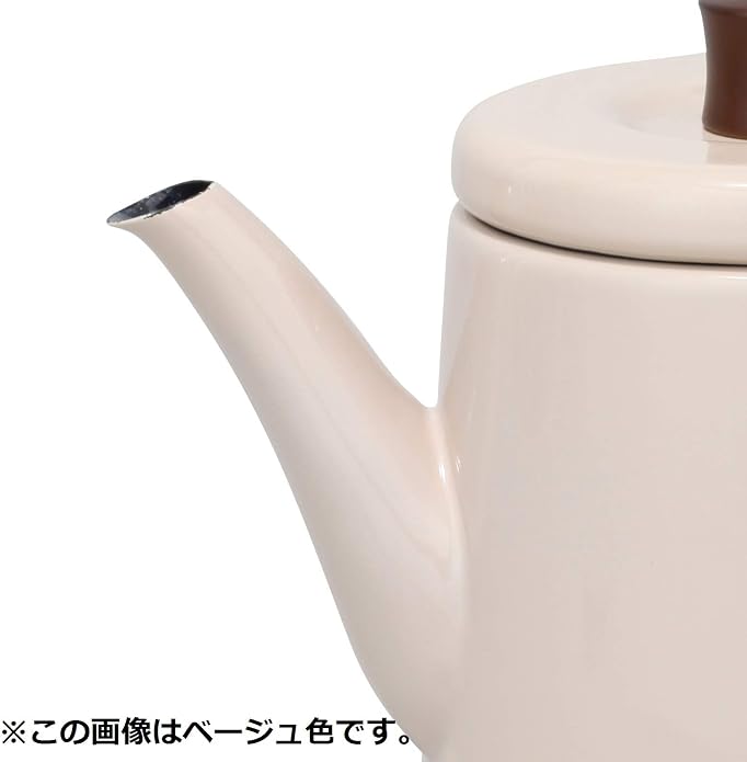 Noda Enamel Kettle, 0.3 gal (1.5 L), Enameled Porchka Pot, Made in Japan