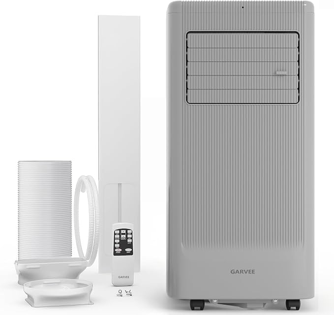 Garvee 10000 BTUs Portable Air Conditioner,Up to 450 Sq.Ft. Ceer 6.7 Grey