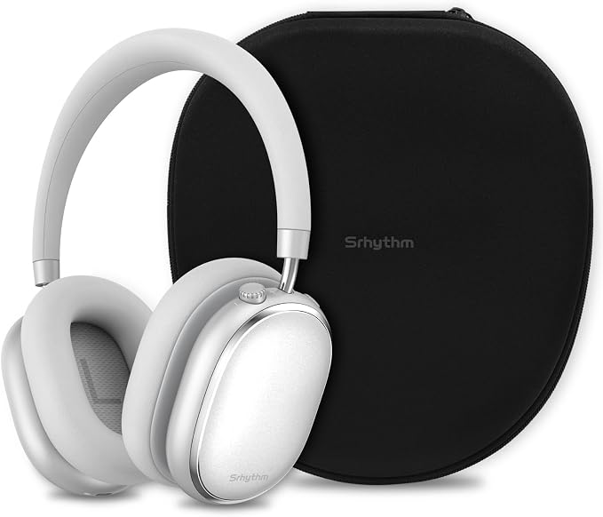 Srhythm NiceComfort 95 Hybrid Noise Cancelling Headphones Wireless | Bluetooth with Transparency,ENC,HD Sound,Slim Headphones Lightweight