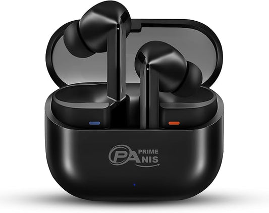 Buds3 Pro TWS Wireless Earbuds, Bluetooth v5.4 Headphones, HiFi Stereo Deep Bass,USB-C | iOS/Android Compatible Earphones (Black)