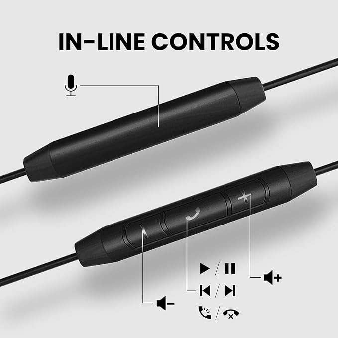 Avantree Resolve –3.5mm AUX Wired Open-Ear Earbuds (Small & Large Sizes) | Comfort Fit, Aware Listening, Over-Ear Hook Headphones for Office, Home, Outdoor Use