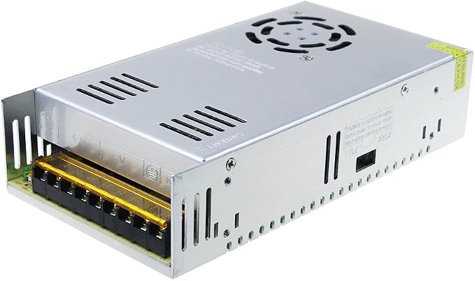 ALITOVE DC 24V 15A 360W Power Supply Universal Regulated Switching Transformer Adapter LED Driver 110V/220V AC Input for LED Strip CCTV Radio