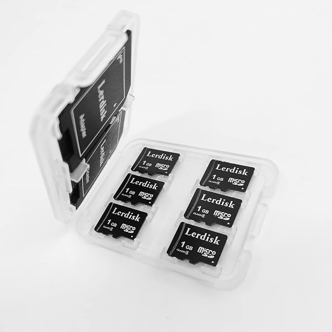 Factory Wholesale Micro SD Card 2GB Pack of 6 in Bulk MicroSD with SD Adapter Produced by Authorized Licencee(2GB C6)