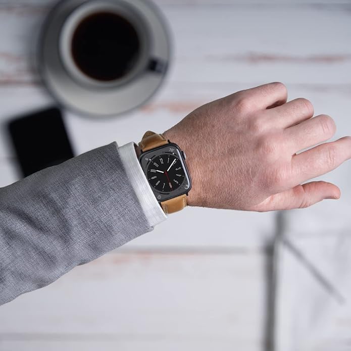 Archer Watch Straps - Top Grain Leather Watch Bands for Apple Watch