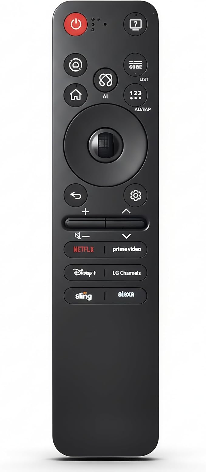 for LG TV Remote | LG Smart TVs (2019-2025 Models) | Voice Control & Pointer Function | Compatible with OLED/QNED/NanoCell/UHD 4K/8K TVs & Models MR25GA/MR24GA/MR23GA/MR22GA/MR21GA/MR20GA