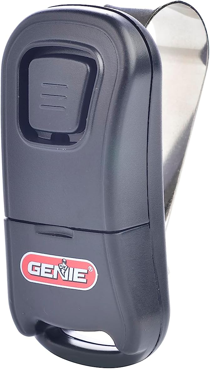 Genie Single Button Garage Door Opener Remote - Safe & Secure Access - Compatibility with Genie Only Intellicode Garage Door Openers - Model G1T-BX