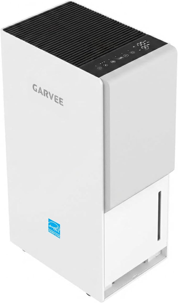 5500 Sq.ft Whole House Dehumidifier, 150 Pints Large Dehumidifier for Basement, Ultra Quiet, Continuous Drain Hose & 5.5L Water Tank, Auto Defrost, Smart Mode, 24H Timer for Bedroom,Office