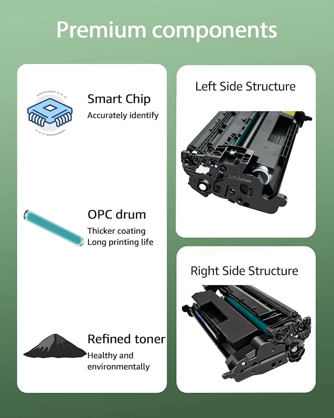 148A Toner Cartridge 4001n 4101fdw W1480A 148 Replacement Compatible for HP 148A Black Toner Cartridge Work with Laser Jet Pro 4001dw 4001dn 4001n MFP 4101fdw 4101fdn Ink Cartridge(2PCS,with Chip)