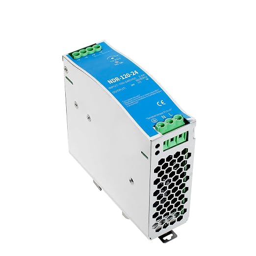 24VDC DIN Rail Power Supply NDR120-24 120W 24v 5a Power Supply Output 24VDC 5A with Dual Output 120vac to 24vdc Power Supply