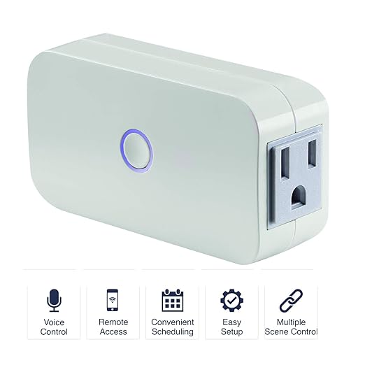 NSI Industries WFIP2EM 120V Wi-Fi Plug Indoor with Energy Monitoring