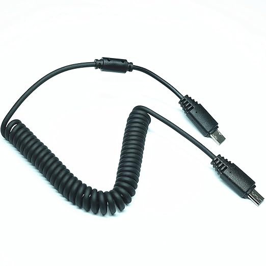 VMC-MM2 Shutter Release Cable Two Cameras in sync for RX0 RX0 m2 Replaces Sony Multi Terminal Connection Cable Synchronous Release Connector for A7II A7III RII RIII RIV A6500 A6600
