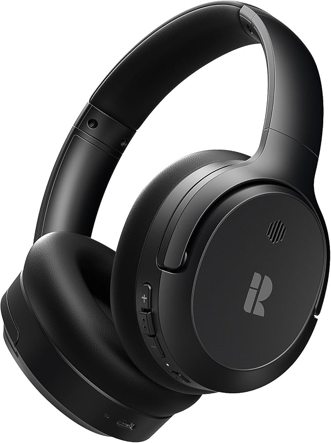 Calmbee Bluetooth Headphones, Hybrid Active Noise Cancelling Wireless Headphones Over Ear with Microphone, Up to 140H Playtime, Transparency Mode, Deep Bass, Clear Calls, Comfort fit for Travel, Home | Bluetooth 5.3, Microphone, Up to 140H Playtime, AN...