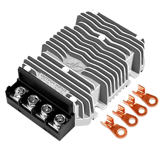 Generic 24V to 12V Step Down Converter, 18V-36V Input, 50A 600W, IP67 Waterproof, Aluminum Housing, DC to DC Buck Converter, DIY Power Supply Reducer Module
