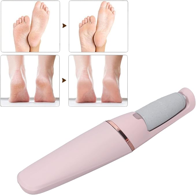 Electric Foot Grinder Callus Remover File for Feet 2 Levels Speed Setting Ergonomic Design USB Charging Grinder
