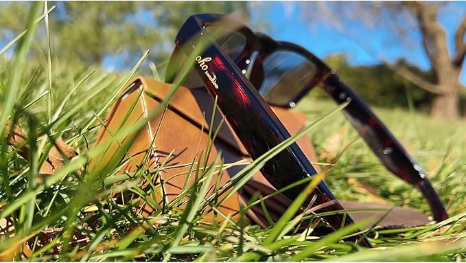 OhO sunshine Bluetooth Audio Sunglasses, Lightweight Open Ear Sport Glasses, 10H Playtime, Water Resistant with Voice Control