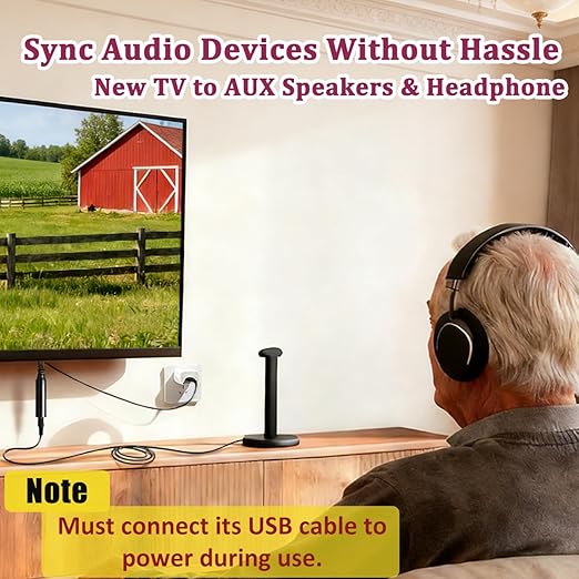 192KHz DAC Optical to 3.5mm Converter, Optical Audio Cable to AUX Adapter, Unidirectional from Digital to Analog SPDIF to 3.5mm Cable for TV Sound to Speaker Headphone with AUX-in Interface