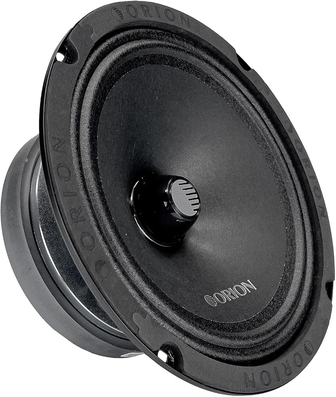 Orion Cobalt CM852 High Efficiency 8" Mid-Range Bullet Loudspeakers, 1200W Max Power, 300W RMS, 2 Ohm, 1.5" Voice Coil - Pro Car Audio Stereo, Midrange Speakers (Pair)