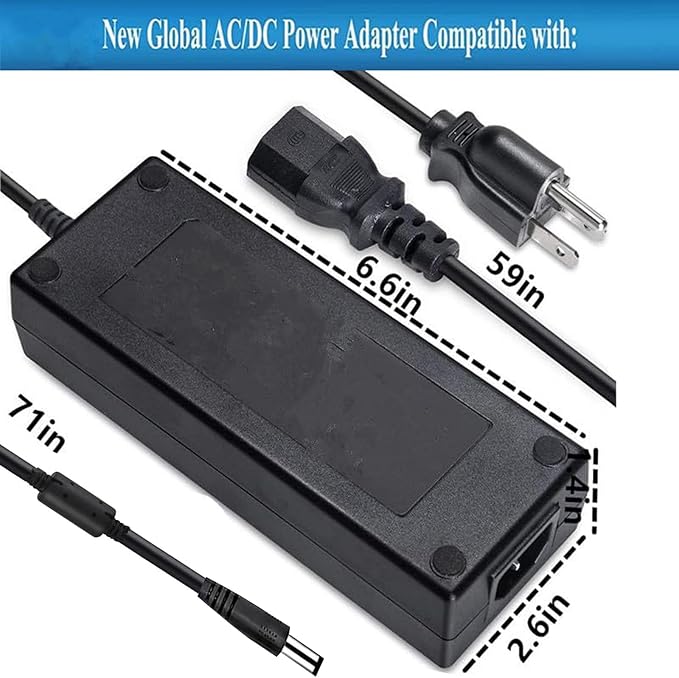 24V Power Adapter for Zhiyun Molus X100 Combo Pro X100Pro 100W,ZHIYUN CINEPEER C100 PL113 100W Portable LED Video Light Bi-Color Pocket COB Monolight EDAC EA11011M-2400 EA11011M2400 24VBattery Charger