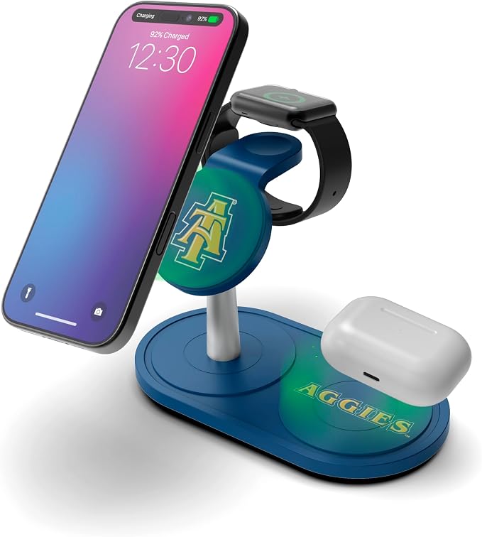 SOAR Collegiate 3-in-1 Wireless Charging Station
