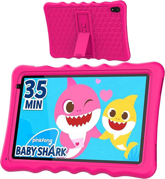 BYYBUO Android 13 Kid Tablets with case, Android 10 inch Tablets, Tablet with 4GB RAM & 32GB ROM,1280 * 800 IPS, Tablet for Kids 3-7