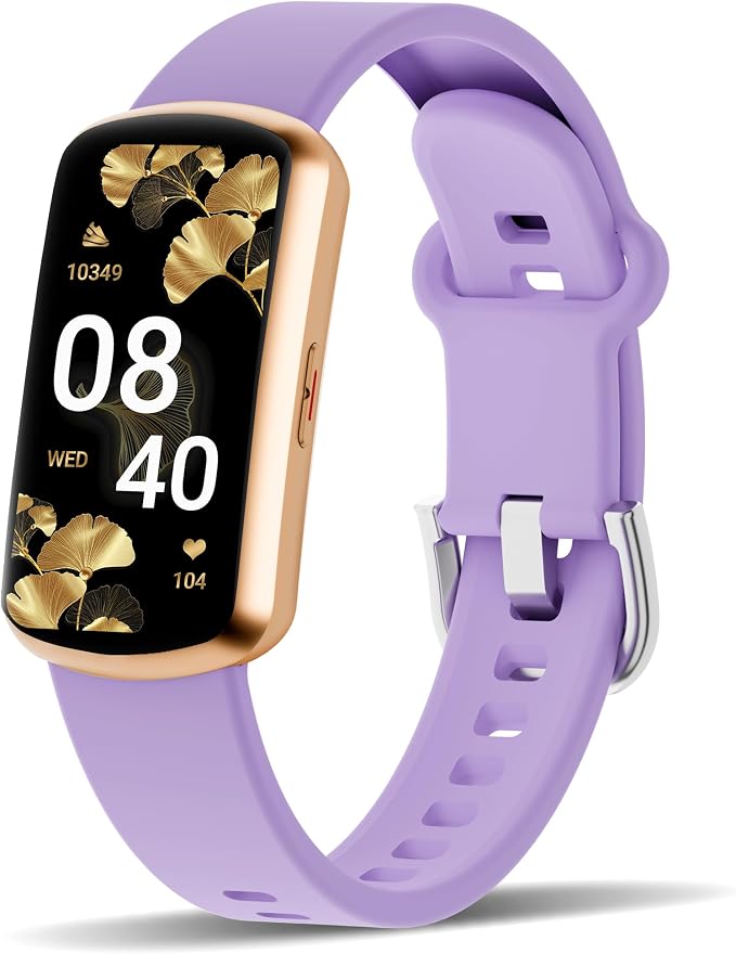 Health Fitness Tracker with 24/7 Heart Rate, Smart Watch with Blood Pressure and Blood Oxy-gen Monitor, Bulit-in 120+ Sport Mode, Sleep Tracking Waterproof Activity Tracker for Women Men
