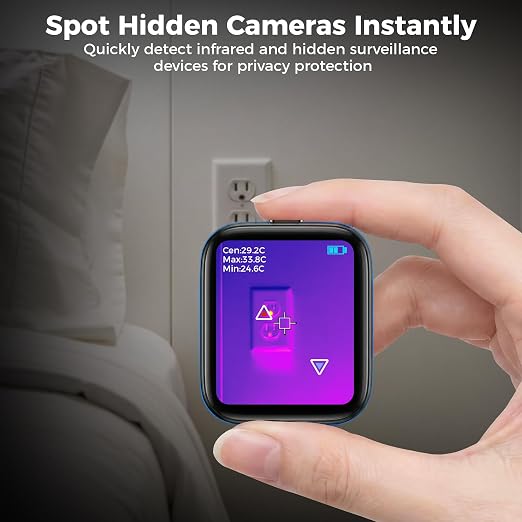 Thermal Camera for Finding Heat Leaks & Drafts – Portable Infrared Imager for Home Inspection, Entry-Level Thermal Imager for Hidden Camera Detection & Water Leak Detection