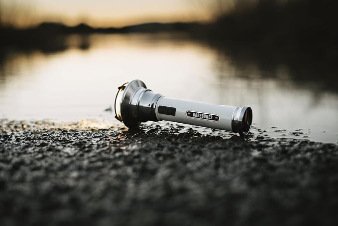 Barebones Vintage Flashlight - Vintage White