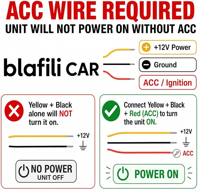 CAR Bluetooth Receiver with RCA Output for Car, Truck & Marine | Bluetooth 5.2, aptX Adaptive HD, 12V 24V compatible, ACC wire required, audio activated remote output, no micphone