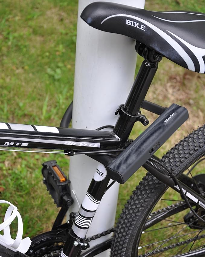 NDakter Bike Locks Heavy Duty Anti Theft, Bicycle U Lock for Ebike, 18mm Shackle with 3 Keys for Electric Escooter, Motorcycle, Moped, Dirt-Bike, Tri-Bike Wheel Lock Sturdy