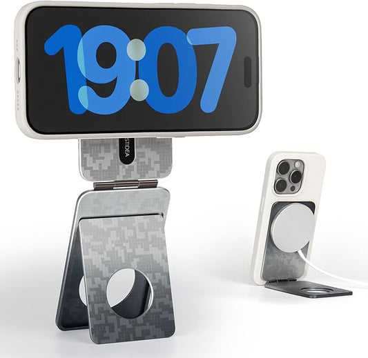 1ST IDEA Magnetic Tripod for iPhone, Aluminium Phone Tripod Stand Compatible with Magsafe iPhone 17/16/15/14/13/12 Series, Foldable Strong Magnetic Phone Stand & Travel Essentials Accessories