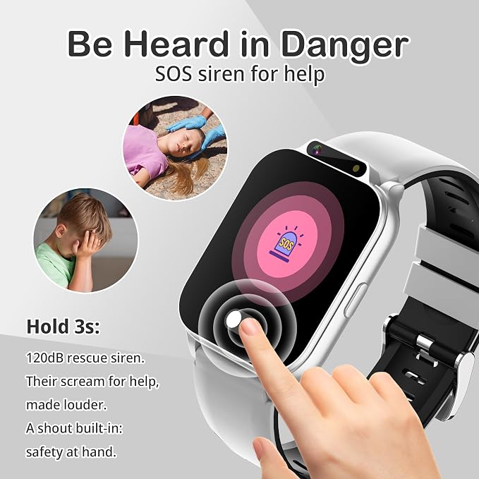 Kids Waterproof Smart Watch Boys with Fitness Tracker Sports Activity Pedometer Heartrate SpO2 Stress Monitor Flashlight APP HD Touch Screen Camera Games Music for 4-13 Years Old Boys Gifts for Kids